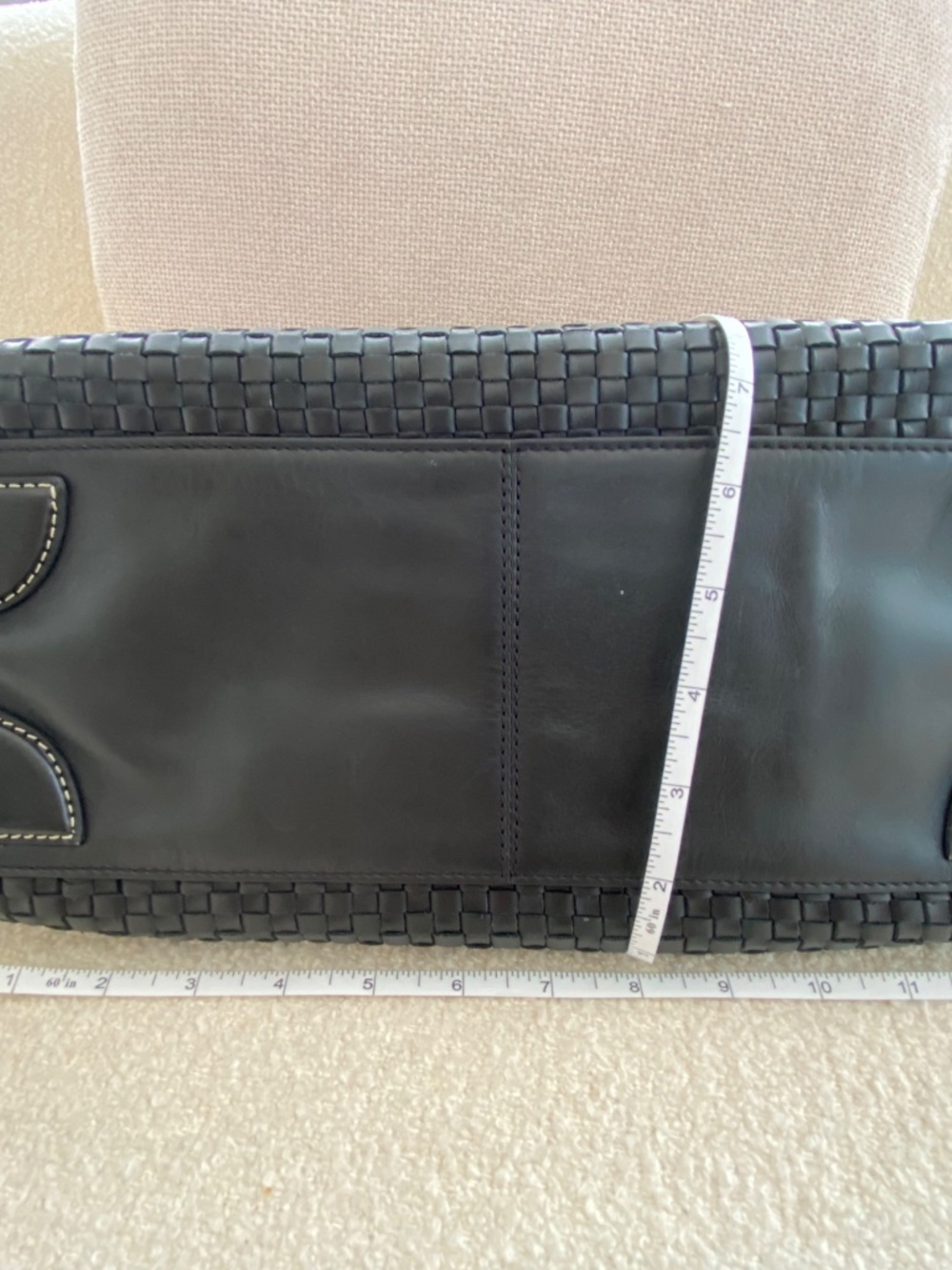 Cole Haan woven leather bag - Picture 8 of 9